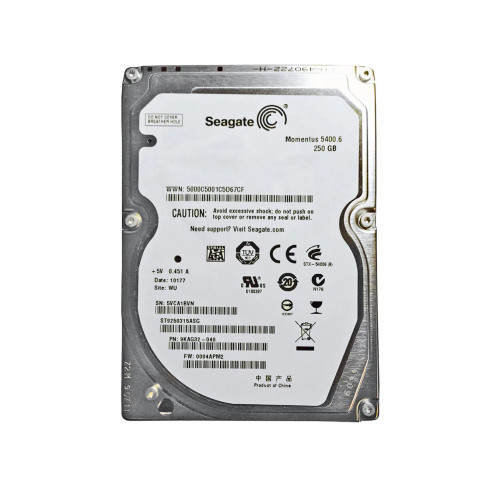 ST9250315ASG - Seagate 250GB 5400RPM SATA 2.5" 8MB HDD