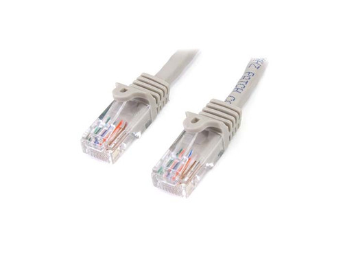 45PAT3MGR - StarTech 3m Cat 5e Gray Ethernet Cable