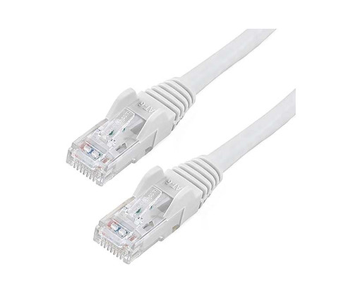 StarTech 1m CAT6 Ethernet Cable in White, N6PATC1MWH, for high-speed internet connections