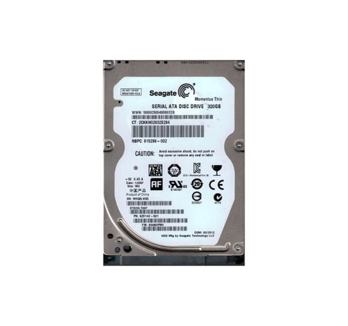 615296-002 - HP 320GB 7200RPM SATA 3Gb/s 2.5" HDD