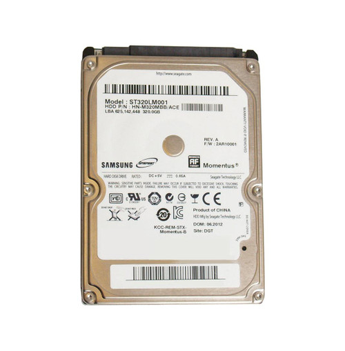 ST320LM001 - Seagate Momentus 320GB 5400RPM 8MB Cache SATA 3Gb/s 2.5-Inch Laptop Hard Drive