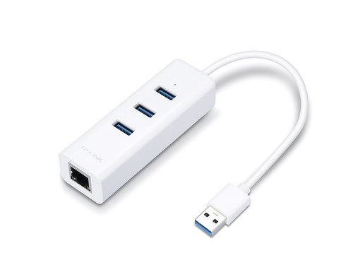 TP-Link UE330 USB 3.0 3-Port Hub & Gigabit Ethernet Adapter for ProLiant DL360p Gen8 Servers