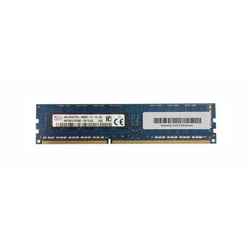 HMT351U7EFR8C-PBT0 - Hynix 4GB DDR3-1600MHz PC3-12800 ECC Unbuffered CL11 240-Pin DIMM Dual Rank Memory Module