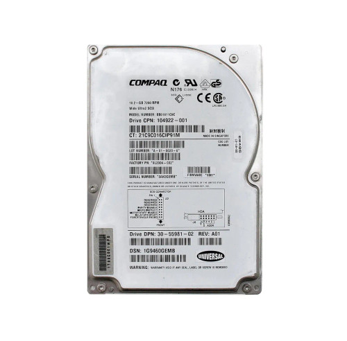 9L2004-032 - Seagate 18GB 7200RPM Ultra2 SCSI 80-Pin 3.5" HDD