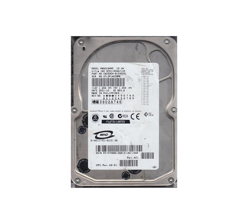 CA05904-B10300DL - Fujitsu 18.4GB 10000RPM Ultra160 SCSI 8MB Cache 3.5-Inch Hard Drive