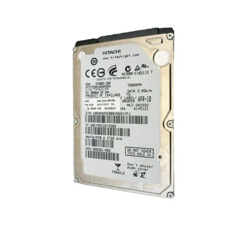 580301-002 - HP 160GB SATA 7200RPM 2.5" HDD