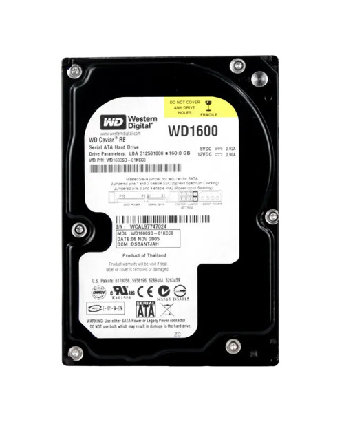 WD1600SD - Western Digital 160GB 7200RPM SATA 3.5" 8MB HDD