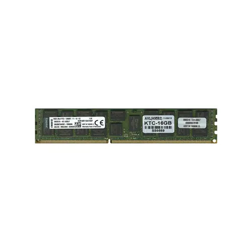 KVR16R11D4/16KF - Kingston 16GB DDR3-1600MHz PC3-12800 ECC Registered CL11 240-Pin DIMM Dual Rank x4 Memory Module w/TS Server F