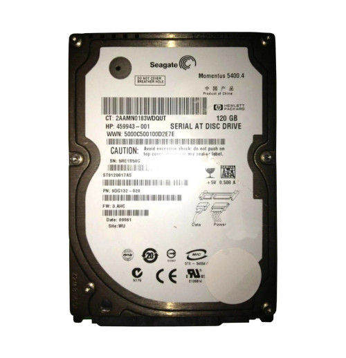 ST9120817AS - Seagate 120GB 5400RPM SATA 8MB 2.5" HDD