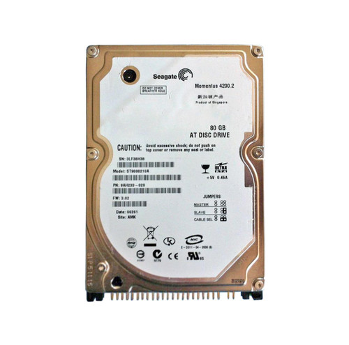 ST9808210A - Seagate 80GB 4200RPM IDE 2.5" HDD