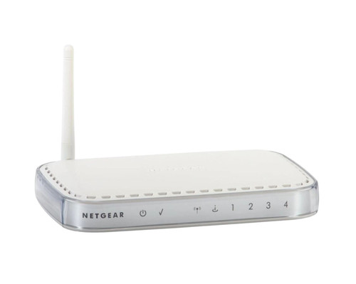WGR614v10 - Netgear 4 x Ports 100Base-TX LAN + 1 x Port 100Base-TX WAN 54Mb/s 802.11g 2.462GHz Wireless Router