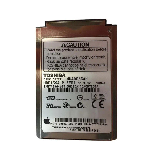 HDD1564A - TOSHIBA 40GB 4200RPM IDE 1.8" HDD