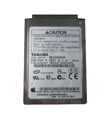 HDD1564P - TOSHIBA 40GB 4200RPM 1.8" IDE HDD
