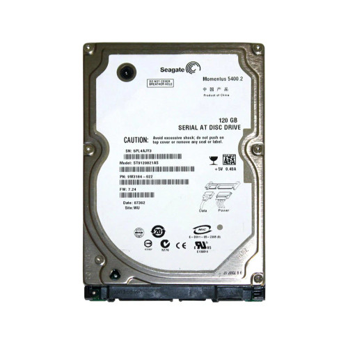 9W3184-022 - Seagate 120GB 5400RPM SATA 8MB 2.5" HDD