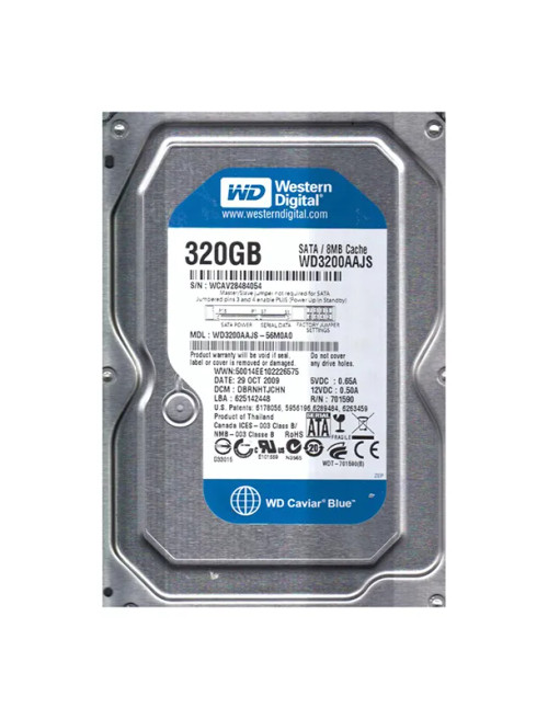 WD WD3200AAJS-56M0A0 Caviar Blue 320GB 7200RPM SATA 3Gb/s 3.5HDD
