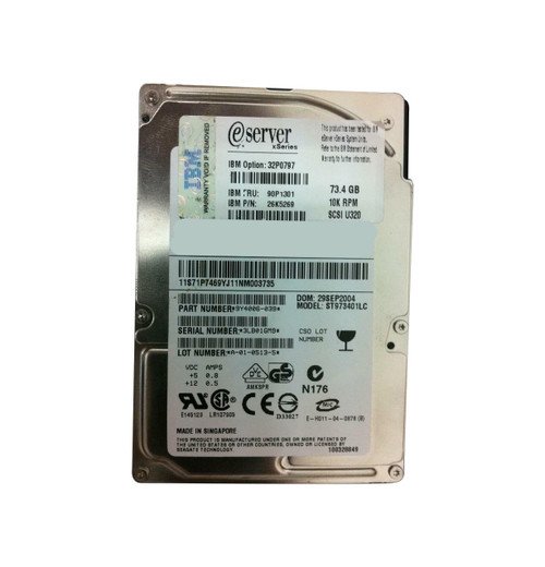 9Y4006-039 - Seagate Savvio 73GB 10000RPM Ultra320 SCSI 8MB Cache 80-Pin 2.5-Inch Hard Drive