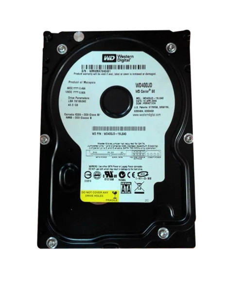 WD400JD-19LSA0 - Western Digital 40GB 7200RPM SATA 3.5" 8MB HDD