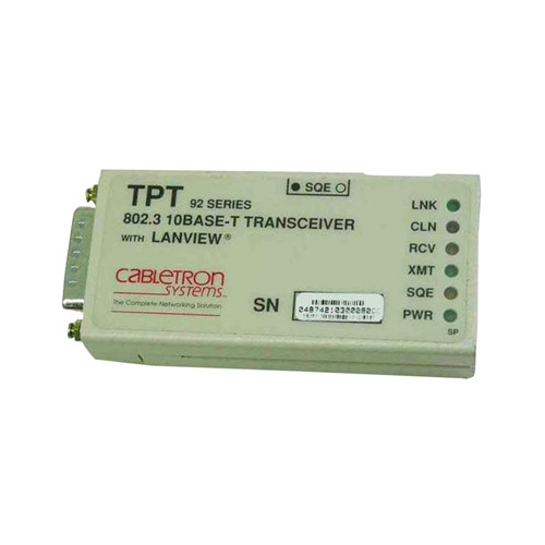 TPT-2 - CABLETRON Ethernet/IEEE 802.3 Twisted Pair Transceiver Unit with LANView
