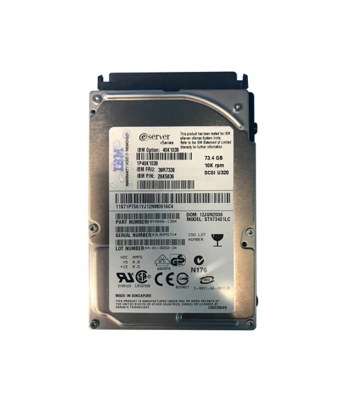 39R7338 - IBM 73.4GB 10000RPM Ultra320 SCSI 2.5" HDD