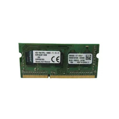 KVR16LSE11/4HB - Kingston 4GB DDR3-1600MHz ECC Unbuffered 204-Pin SoDIMM