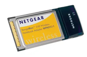 WPNT511IS - NetGear 240Mbit/s 802.11b/g 2.4GHz Wireless Notebook Network Adapter