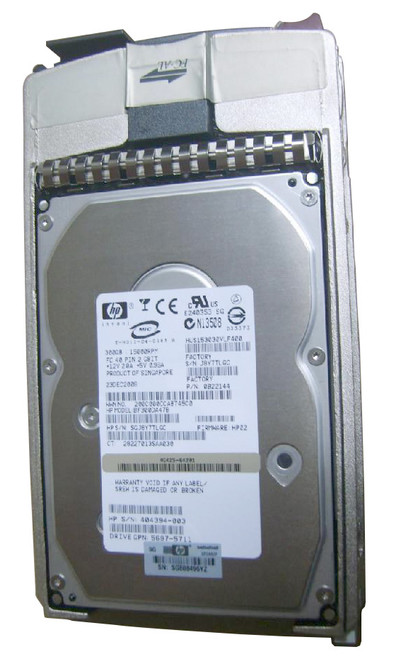 AG425ARNB - HP 300GB 15000RPM Fibre Channel 4Gb/s 16MB Cache Hot-Pluggable Dual Port 3.5-inch Hard Drive for StorageWorks EVA M5314