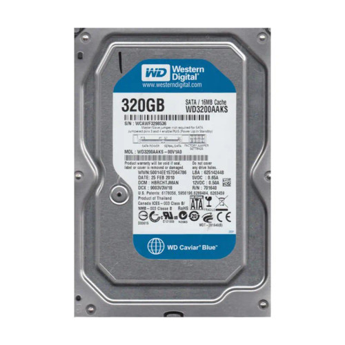 WD3200AAKS-00V1A0 - Western Digital 320GB 7200RPM SATA 3Gb/s 3.5" HDD