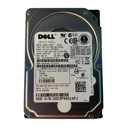 CA07068-B20300DL - Fujitsu 300GB 10000RPM SAS 3Gb/s 2.5" HDD