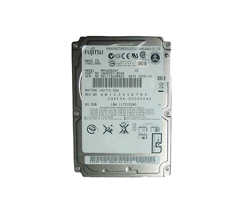 MHV2060AT - Fujitsu 60GB 4200RPM IDE 8MB 2.5" HDD
