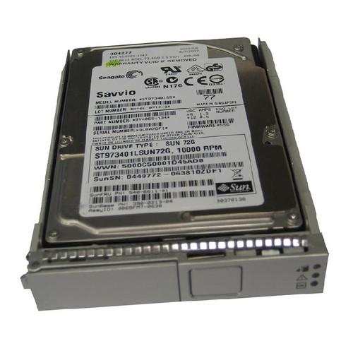 XRB-SS2CD-73G10K - Sun 73GB 10000RPM SAS 3Gb/s Hot-Pluggable 2.5-Inch Internal Hard Drive