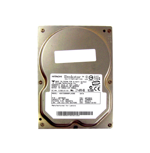 40Y9028 - IBM 80GB 7200RPM SATA 3.5" HDD