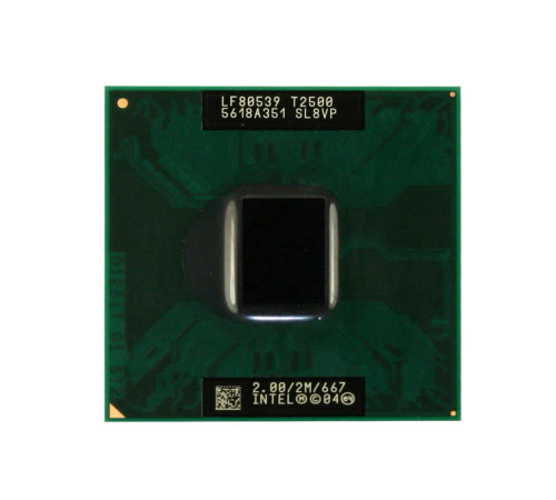 SL8VP - Intel Core DUO T2500 2.0GHz 2MB 667MHz Notebook Processor
