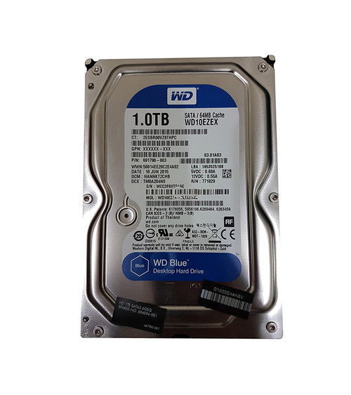 687983-001 - HP 1TB 7200RPM SATA 6Gb/s 3.5" HDD