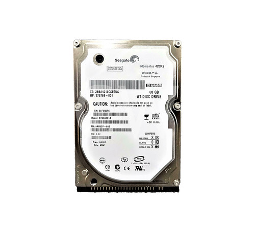 ST960821A - Seagate Momentus 4200.2 60GB 4200RPM IDE Ultra ATA/100 ATA-6 8MB Cache 2.5-Inch Hard Drive