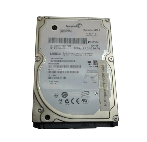 418266-002 - HP 120GB 5400RPM SATA 2.5" HDD