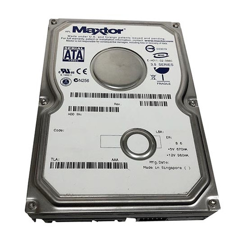 398297088 - Maxtor 200GB 7200RPM ATA-133 3.5" HDD