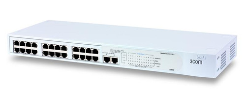 3C16472-UK - 3Com 24-Port 10/100 2-Port Gigabit Unmanaged Switch