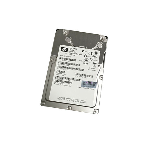 HP 36.4GB 15000RPM Ultra320 SCSI 8MB Cache Hot-Pluggable LVD 80-Pin 3.5-inch Hard Drive for Servers