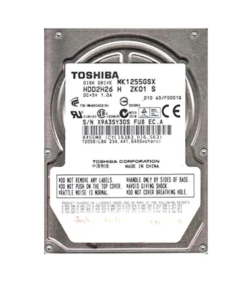 HDD2H26 - TOSHIBA 120GB SATA 5400RPM 2.5" HDD