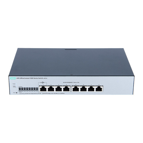 J9979-60001-WPSU - HPE Aruba 1820 Series 1820-8G 8 x RJ-45 Ports 10/100/1000Base-T Layer 2 Managed Rack-Mountable Gigabit Ethernet Network Switch