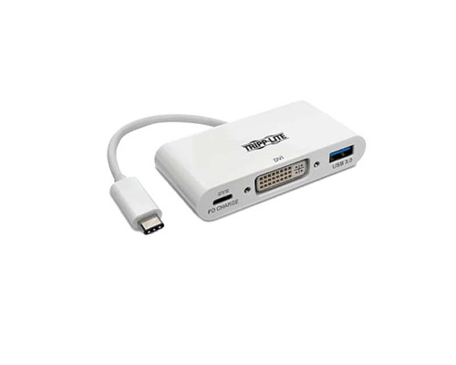 U444-06N-DU-C - Tripp Lite interface hub USB 3.2 Gen 1 3.1 Gen 1 Type-C 5000 Mbit/s White