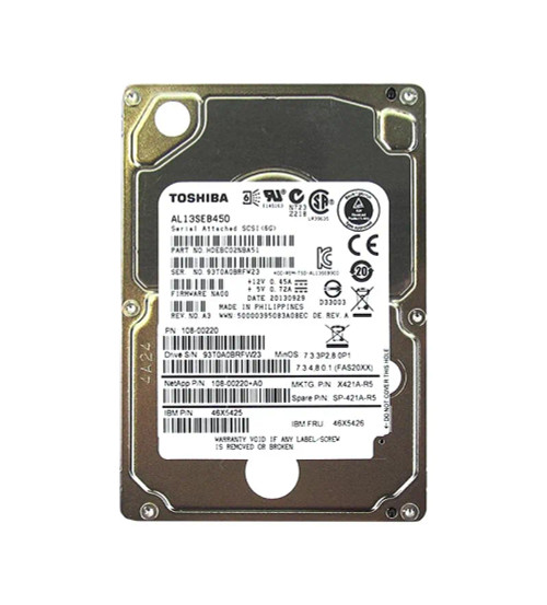 X421A - NETAPP 450GB 10000RPM SAS 6Gb/s 2.5" HDD