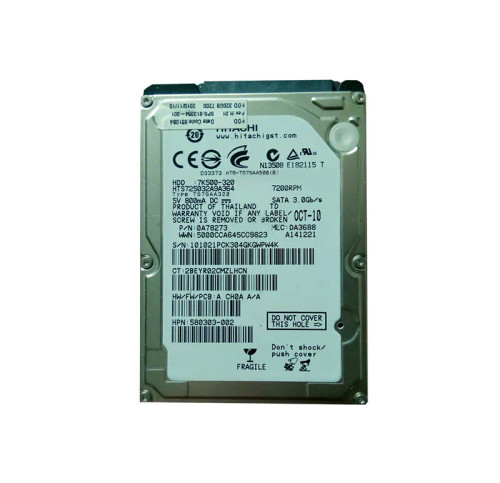 613354-001 - HP 320GB 7200RPM SATA 3Gb/s 2.5" HDD