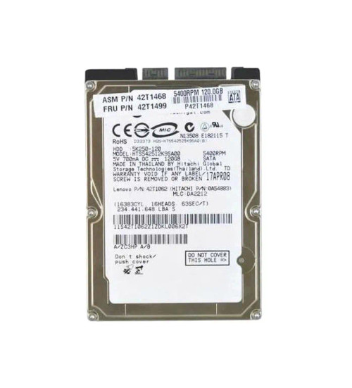 42T1062 - IBM 120GB 5400RPM SATA 2.5" HDD