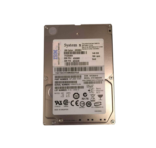 42C0249 - IBM 146GB 10000RPM SAS 3Gb/s 2.5" HDD