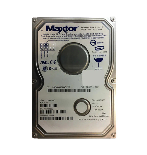 6Y080L0130434 - Maxtor 60GB 7200RPM IDE 2MB 3.5" HDD