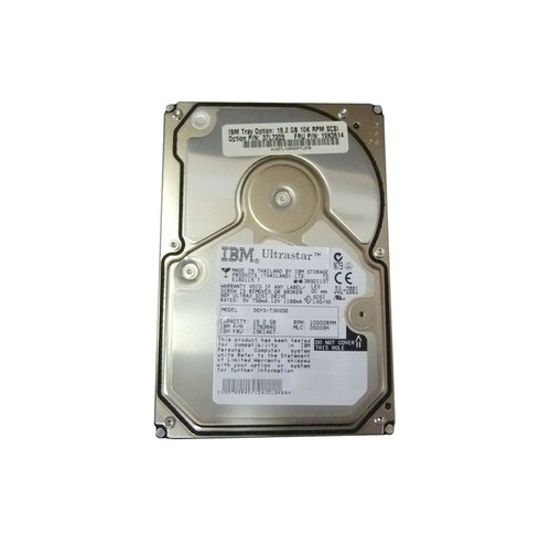 37L7205 - IBM 18.2GB 10000RPM Ultra160 SCSI 80-Pin Hot Swappable 3.5-Inch Hard Drive with Tray