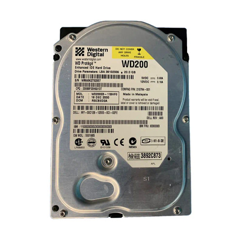 WD200EB-11BHF0 - Western Digital 20GB 5400RPM EIDE 3.5" HDD