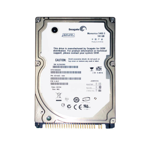 ST9100828A - Seagate 100GB 5400RPM 2.5" ATA-100 8MB HDD