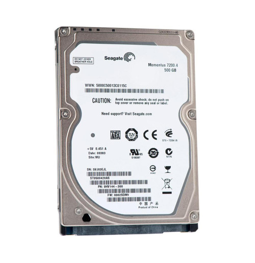 9HV144-300 - Seagate Momentus 7200.4 Series 500GB 7200RPM SATA 3Gb/s 16MB Cache CE 2.5-Inch Hard Drive